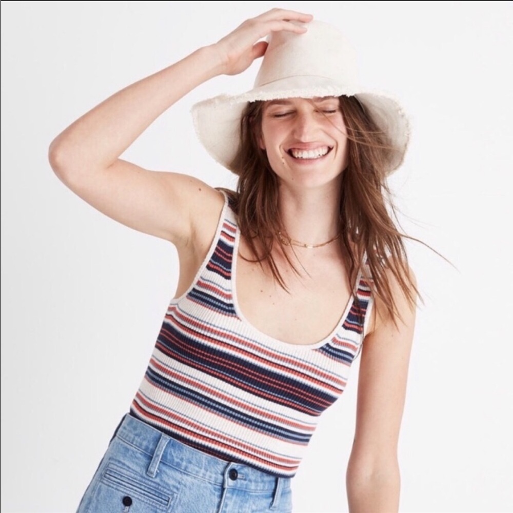 Madewell Striped Sweater Tank